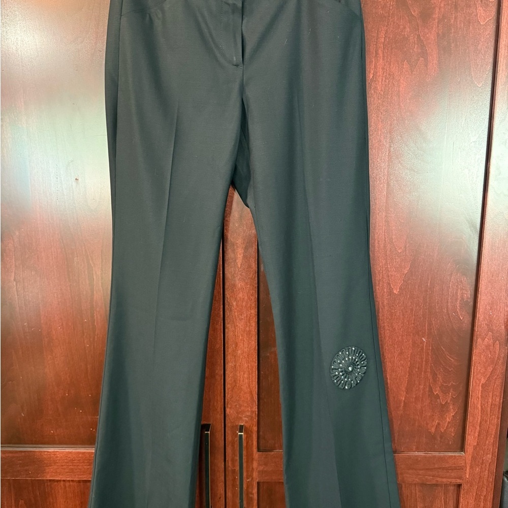 Theory Black Boot Cut Dress Pants